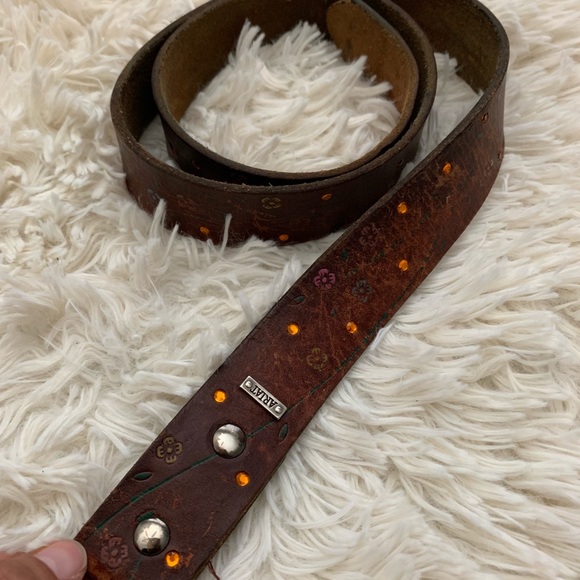 Ariat Accessories - Ariat Brown Leather Belt Jewel Embellished